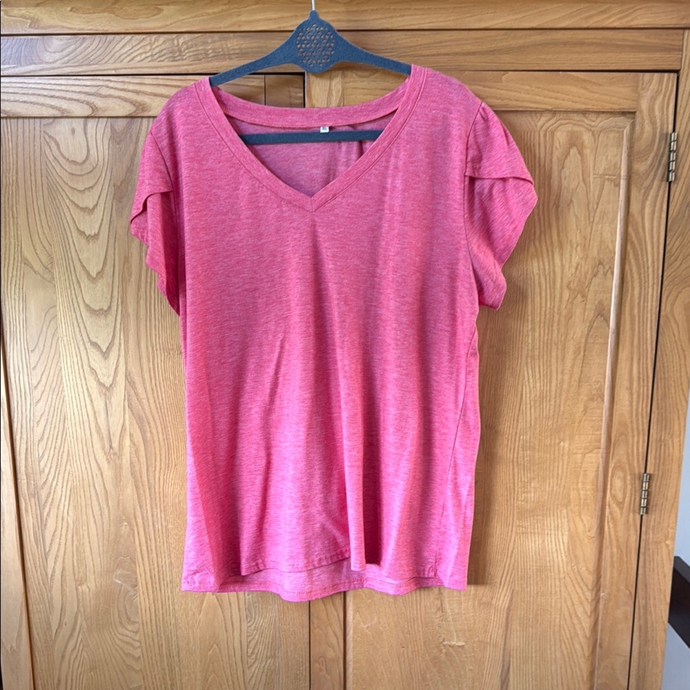 Pink Relaxed Short Sleeve T-Shirt